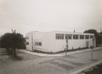 Sarpsborg bibliotek, oppført 1941. Foto: Nasjonalmuseet (1946).