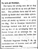 286. Satirisk omtale av "Ny avis" i Nord-Trøndelag og Nordenfjeldsk Tidende2. november 1922.jpg