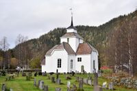Åmotsdal kyrkje. Foto: Roy Olsen