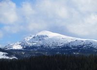 Senhovdtoppen (1142 moh) sett fra Vegglifjell. Foto: Stig Rune Pedersen