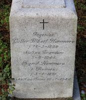 Petter Hammerø ble skutt i Trandumskogen 5. september 1944. Han er gravlagt på Ullern kirkegård sammen med kona Sigrid, som ble skutt på Grini samme år. Foto: Stig Rune Pedersen