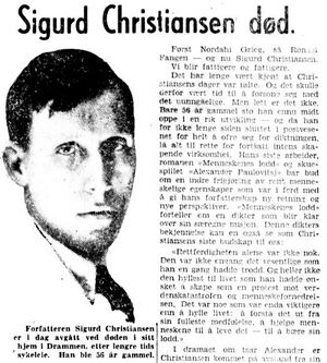Sigurd Christiansen nekrolog Aftenposten 1947.JPG
