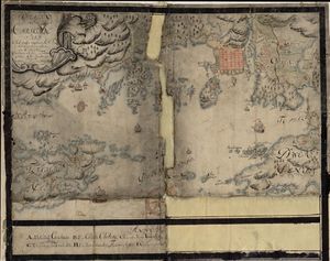 Situation von der Stadt Christiansand mit dessen umgebenen Elben und - no-nb krt 00893.jpg