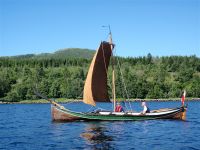 Firrorings-follabåten Sjø-Sara. Foto: Folla Kystlag