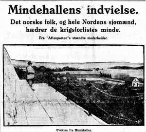 Sjømennenes minnehall åpning 1926 Aftenposten.JPG