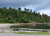 Sjøstrand fotografert i august 2021. Foto: Stig Rune Pedersen