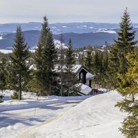 Fra hyttefeltet ved Natrudstilen. Foto: Leif-Harald Ruud (2022)