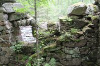 Detalj fra ruinene. Foto: Chris Nyborg (2016).