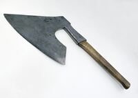 Skarpretterøks benyttet i henrettelsen av Sofie Johannesdotter Foto: Justismuseet