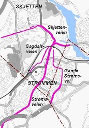 Veinett i Strømmen, Skedsmo.