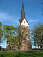 Skedsmo kirke var prestegjeldets hovedkirke. Foto: Stig Ervland (2008).