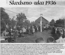 Skedsmouka og Olavsspillet minnes i Romerikes Blad 04.07.15.