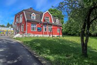 Fritidsklubben Kjeller'n holder til i en villa fra mellomkrigstiden. Foto: Leif-Harald Ruud (2020)
