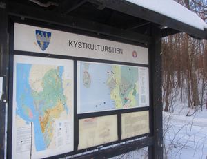 Skilt Kystkulturstien Drøbak 2012.jpg