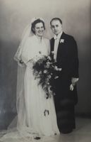 Skipssabotør Ragnvald Teien fra Horten giftet seg med sin kjære Sonja i 1952.