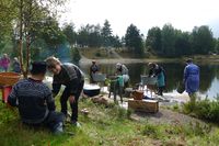 Skittentøyvask på Evje.