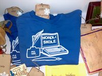 Skolegenseren fra forrige jubileum ble utstilt.