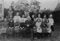 Klassebilde, antakelig fra 1918.