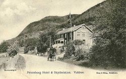 Petersborg Hotel og Skydsstasjon, Valdres.