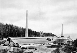 Ringovnen fra 1892. Foto: Cementfabrikkens jubileumstidskrift 1942, s. 137