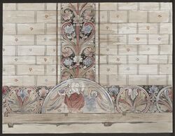 Detalj fra taket i koret. Foto: Riksantikvaren