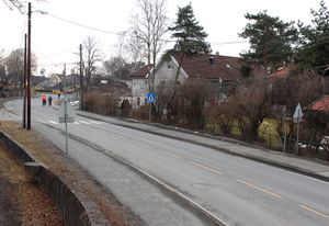 Snarøyveien Bærum ved Snarøya kirke 2016.jpg