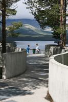 Utsiktsplattformen på Sohlbergplassen. Foto: Thomas Bjørkan (2016).