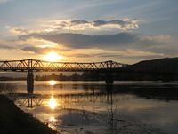 Mjøndalsbrua i 2006. Foto: Anne Gallefos Wollertsen/Eiker Arkiv