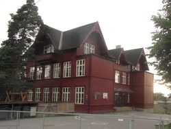 Solveien 113 på Nordstrand, Nordstrand middelskole (1891)