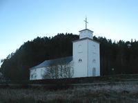 Greipstad kirke fra nordøst. Foto: Siri Johannessen (2013)