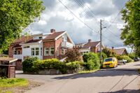 Pent og pyntelig villastrøk i Sponstuveien i Prinsdal. Foto: Leif-Harald Ruud (2017)