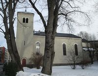 St. Dominikus kirke, Neuberggata 15 (1926-1928. Foto: Stig Rune Pedersen (2013).