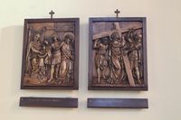 Korsveien, første og andre stasjon i St. Olav domkirke i Oslo.