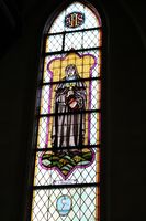 Glassmaleri av St. Birgitta.