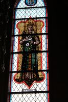 Glassmaleri av St. Sunniva.