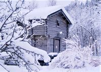 Stabbur fra Kirkjorden i Veggli i Numedal. Foto: Stig Rune Pedersen.