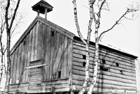 Giævergårdens stabbur i Parken.