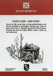 Stampemølle ved Stampetjern, Branderud.