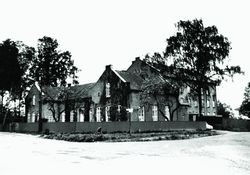Stav distriktsfengsel etter at det var tatt i bruk som sykehjem rundt 1950.
