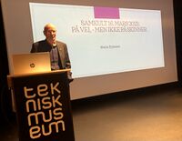 Stein Fyksen: På vei - men ikke på skinner.