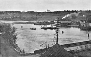 Steinkjer. Mudring foran Nordsikaia.jpg