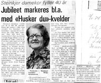 304. Steinkjer Damekor 40 år - i Trønder-Avisa.JPG