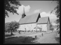 Kirken i 1961. Foto: Ukjent / Mittet & Co.
