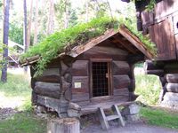 78. Stolpehus fra Kjelleberg i Valle Norsk Folkemuseum 6.JPG