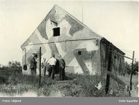 Store vestre krutthus. Foto: Ukjent (ant. 1933)