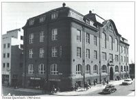 Tromsø sparebank i 1960-årene. Foto: Fra Harbitz 1986