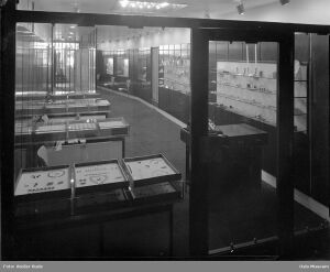 Fra lokalene til Norway Designs. Foto: Atelier E. Rude/Oslo Museum (1959).