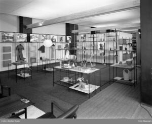Fra lokalene til Norway Designs. Foto: Atelier E. Rude/Oslo Museum (1962).