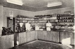 Strømmen Samvirkelag avdeling 4 Kjeller, interiør.