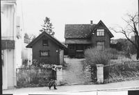 Strømsveien nr 80 lå et av de originale bolighusene til rundt 1970.